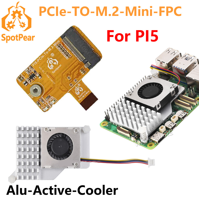 Pi Power Supply - Raspberry Pi5 PCIe to M.2 NVMe
