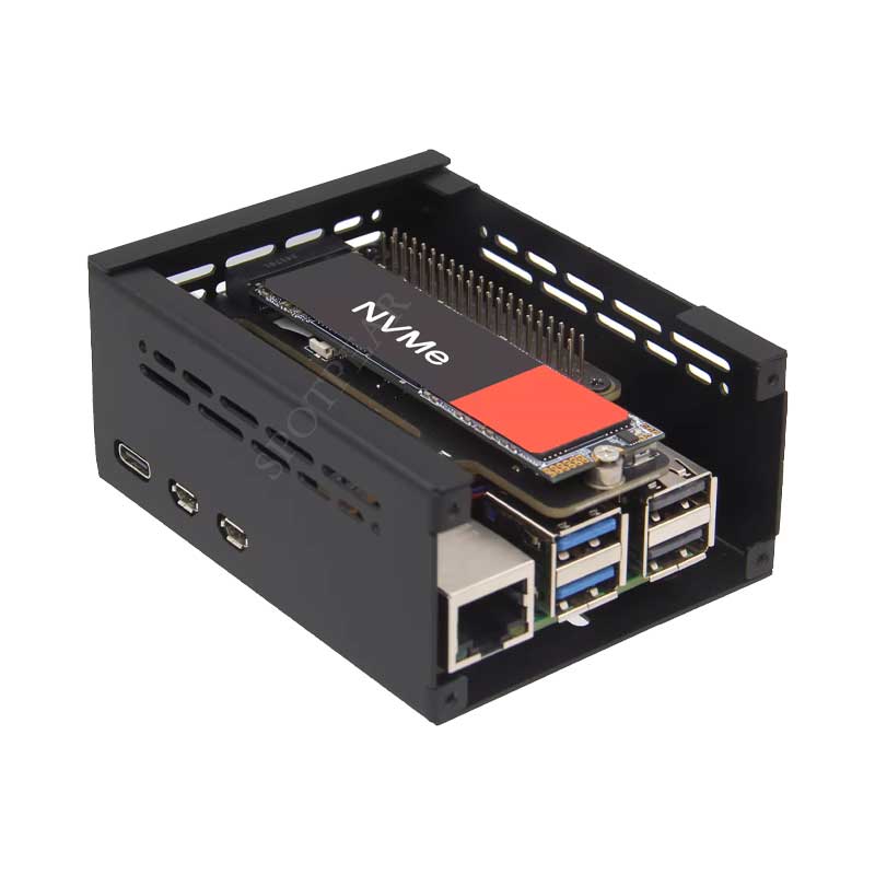 Pi 5 Case - Raspberry Pi 5 X1015 PCIe to