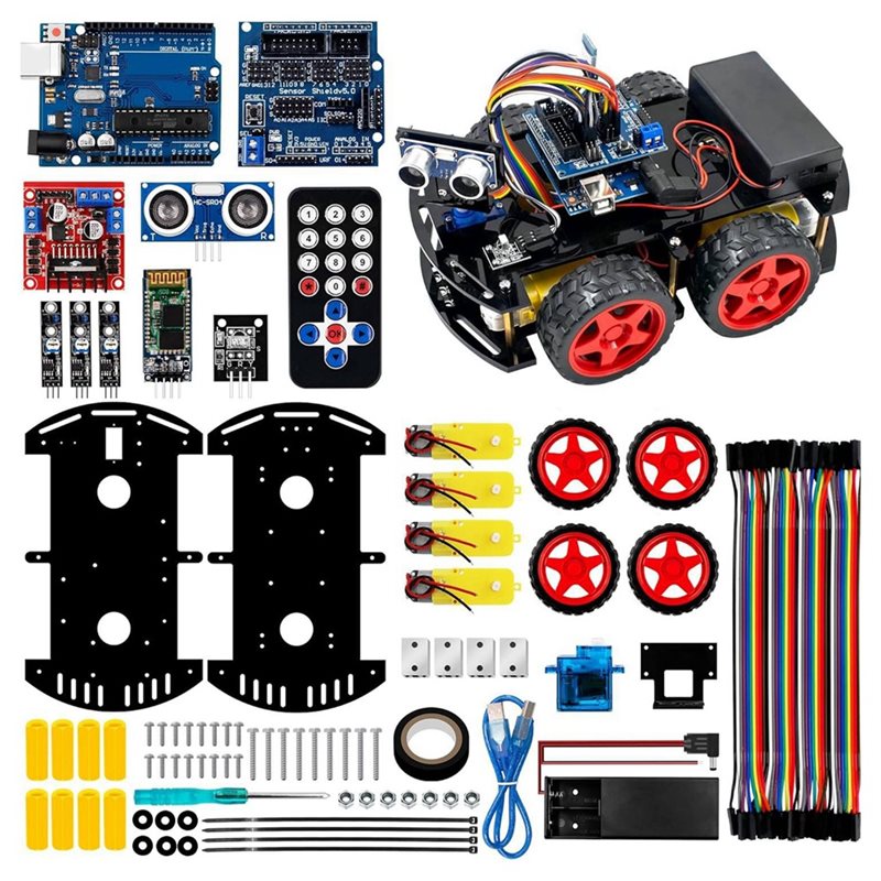Arduino Kit - WOWFU-4WD Smart Robot Car Kit For
