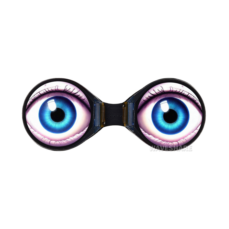 Waveshare 0.71inch Double Eye  - Pi Display ulasan dan harga