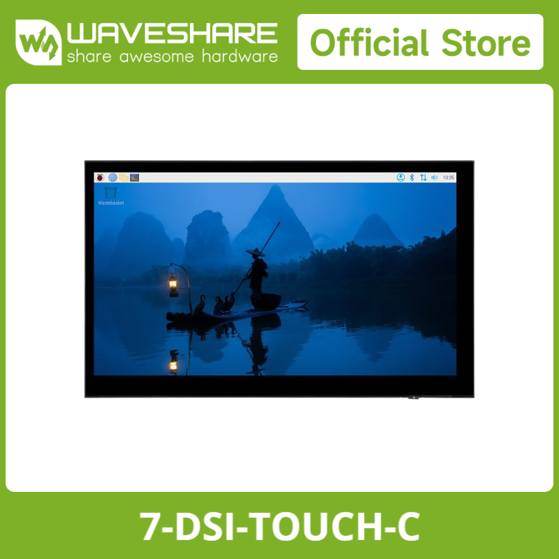 Waveshare 7inch DSI Capacitive - Pi Display ulasan dan harga