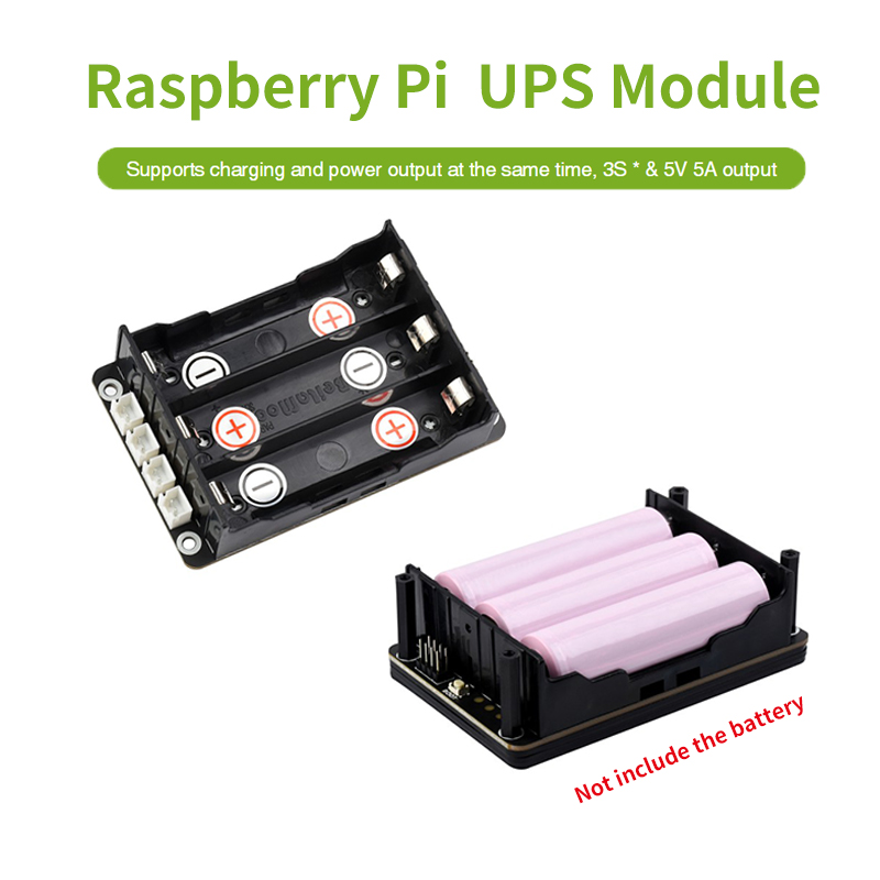 Raspberry Pi 5 UPS HAT Support - Pi Power Supply ulasan dan harga