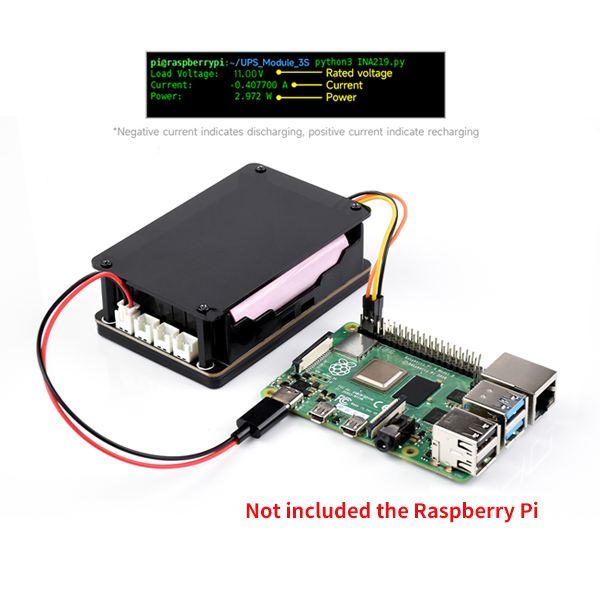 Raspberry Pi 5 UPS HAT Support - Pi Power Supply ulasan dan harga