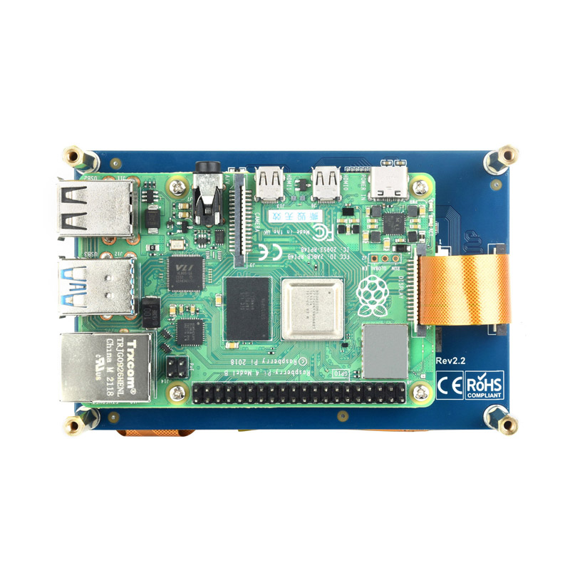 Raspberry Pi 4.3inch DSI Displ - Pi 5 Case ulasan dan harga