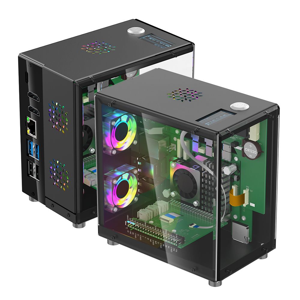 Raspberry Pi 5 Case Protective - Pi Cooler ulasan dan harga