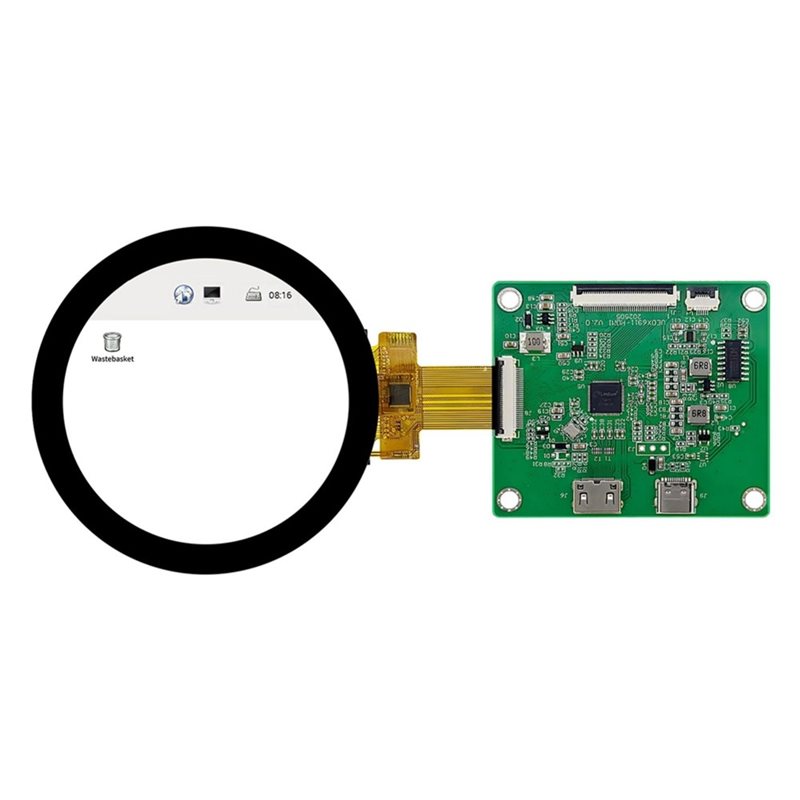 DSI TFT LCD Round Display With - Pi Display ulasan dan harga