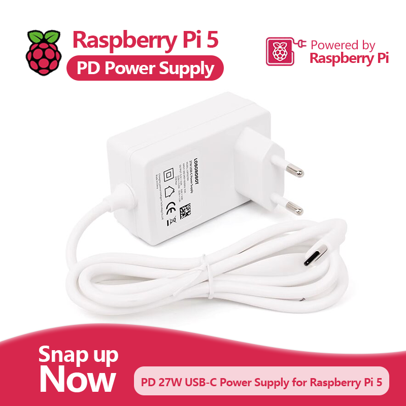 Raspberry Pi 5 PD Power Adapte - Pi Power Supply ulasan dan harga