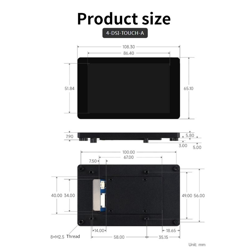 FC-[IANC-AB01] For Raspberry P - Pi Display ulasan dan harga