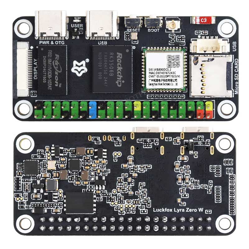 Luckfox Lyra Zero W RK3506B Ro - Pi Zero ulasan dan harga