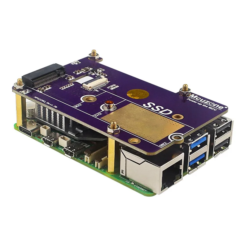 Raspberry Pi 5 PCIe to M.2 NVM - Pi Cooler ulasan dan harga
