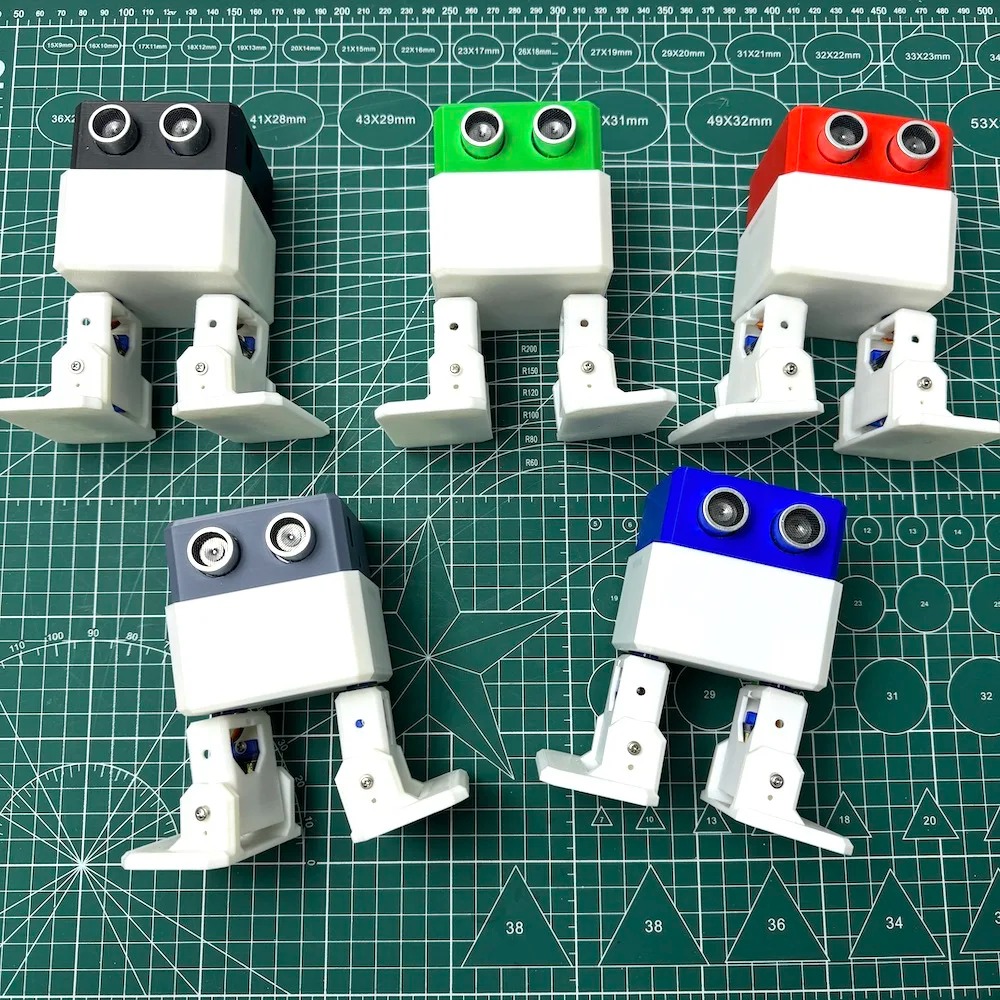 3D Printed Biped Walking Robot - Arduino Kit ulasan dan harga